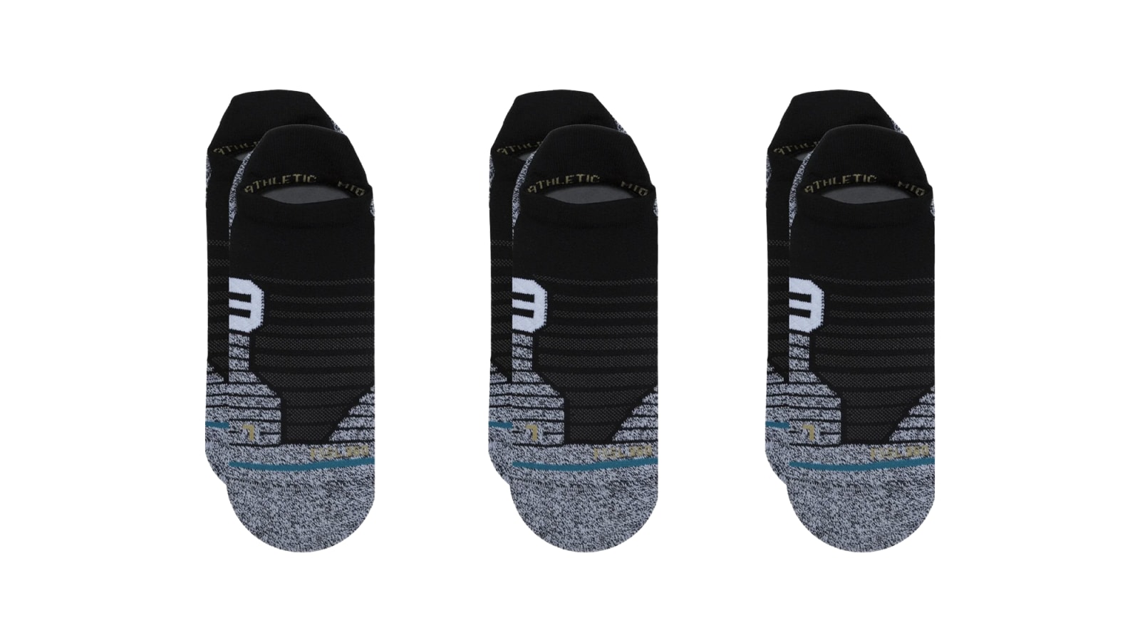 Stance Socks - Versa Tab 3 Pack - Black